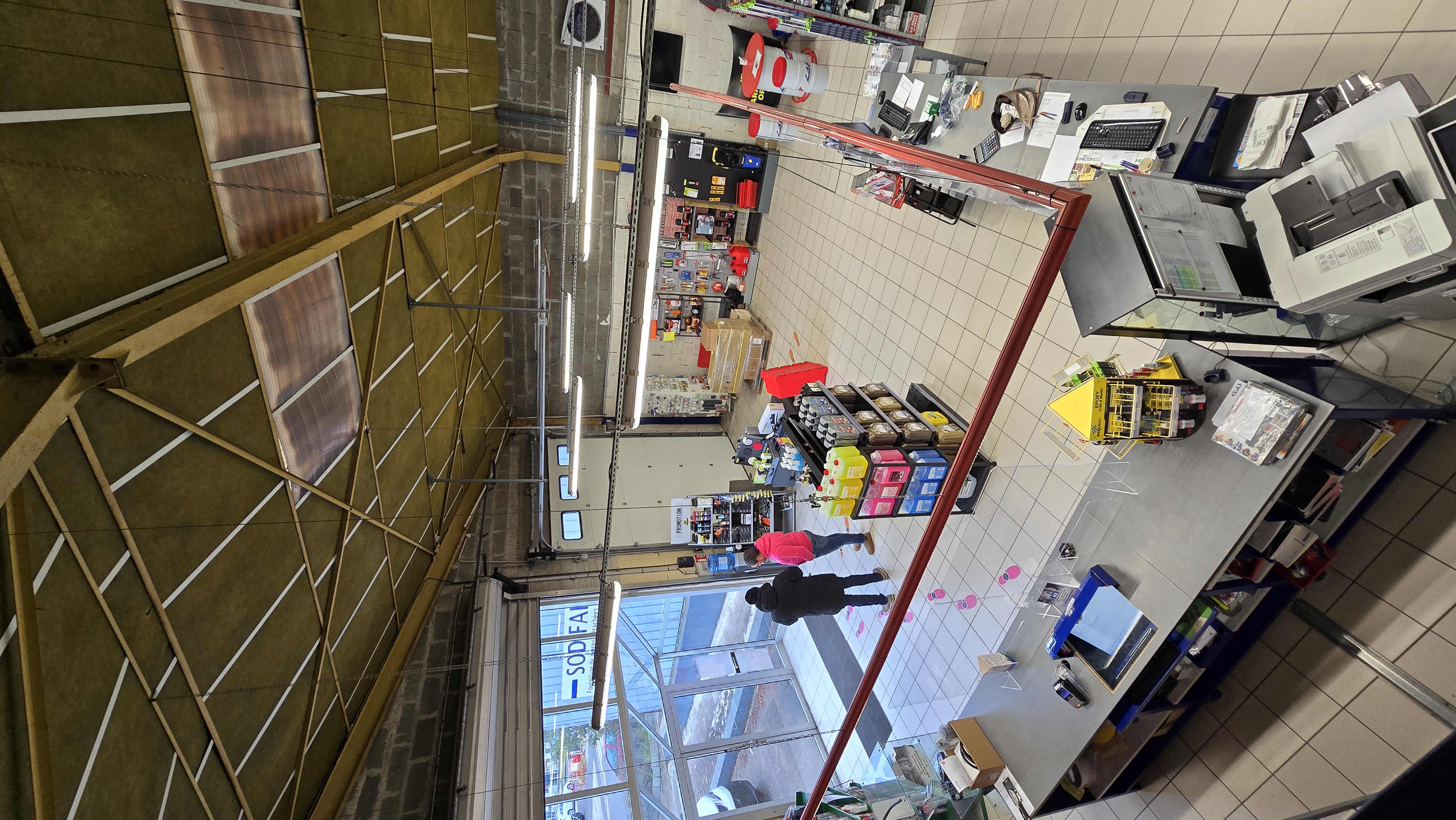 Comptoir d'accueil